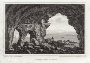 Freshwater Cavern på Isle of Wight af English School