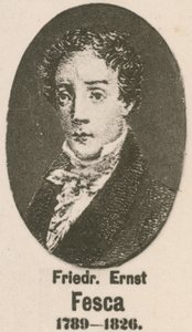 Friedrich Ernst Fesca (gravering) af English School