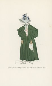Fra Gavarnie Physiognomy of the Population of Paris 1832 af English School