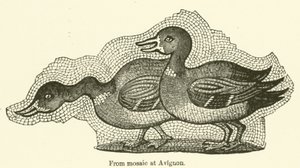 Aus Mosaik in Avignon (Gravur) von English School