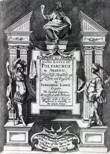 Frontispice for Argenis af John Barclay, anden engelsk udgave, 1636 af English School