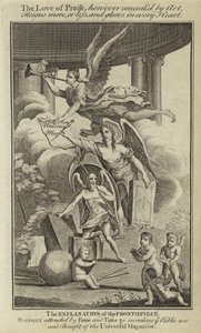 Frontispice illustration til Universal Magazine af English School