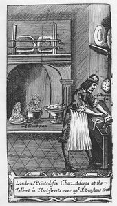 Frontispice til den franske kok af La Varenne, 1653 af English School