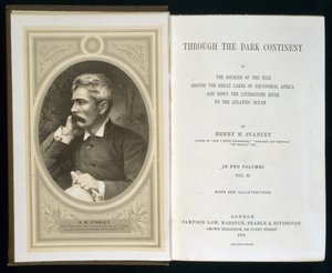 Frontispiz zu Durch den dunklen Kontinent, von Henry M. Stanley, veröffentlicht 1878