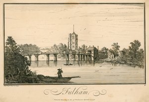 Fulham Bridge, Fulham, London af English School
