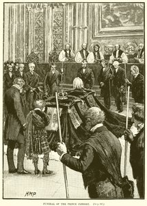 Prinsgemalens begravelse af English School