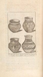 Begravelsesurner, illustration fra Works by Thomas Brown, London 1686 af English School