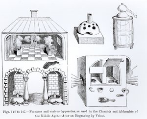 Öfen und verschiedene Apparate von English School