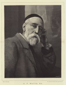 GF Watts, RA (gravering) af English School
