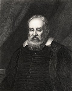 Galileo Galilei (1564-1642) fra The Gallery of Portraits, udgivet 1833 af English School