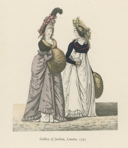 Gallery of Fashion, London, 1795 af English School