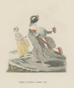 Gallery of Fashion, London, 1797 af English School