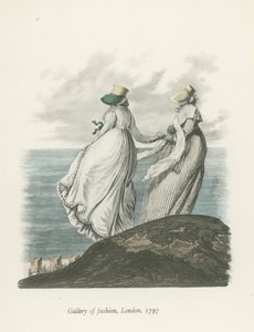 Gallery of Fashion, London, 1797 af English School