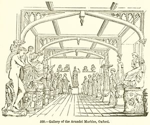 Galerie der Arundel-Marmore, Oxford (Gravur)