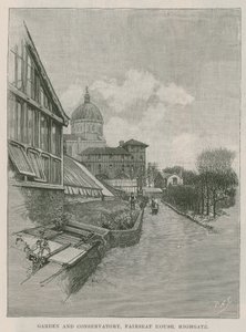 Have og udestue, Fairseat House, Highgate af English School
