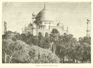 Haverne i Taj Mahal, Agra af English School