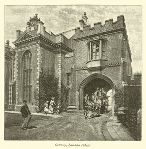 Gateway, Lambeth Palace  af English School