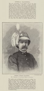 General Antonio Baldissera, ny chef for de italienske tropper i Abessinien (gravering) af English School