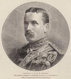 General J D P H French (kobberstik) af English School