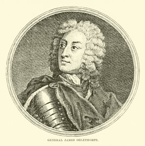General James Oglethorpe af English School