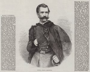 General Marian Langiewicz (gravering) af English School