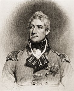 General Sir Thomas Picton (1758-1815) (litho) af English School