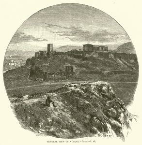 Generelt syn på Athen, Apostlenes Gerninger, xvii af English School