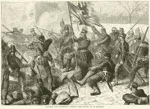 General Von Budretzky ledede angrebet på Le Bourget, oktober 1870 af English School