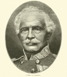 General von Hartmann, oktober 1870 af English School