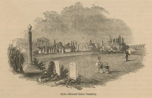 Generel udsigt over Kensal Green Cemetery af English School