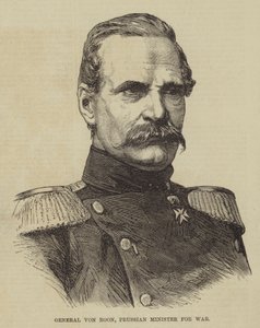General von Roon, preussisk krigsminister (gravering) af English School