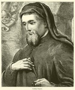 Geoffrey Chaucer (gravering) af English School