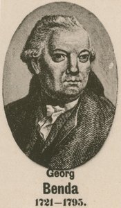 Georg Benda (dybtryk) af English School