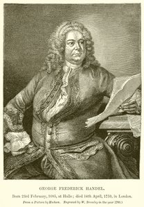 George Frederick Handel af English School