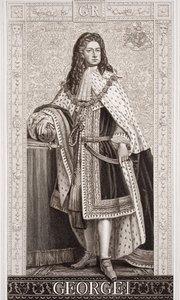 George I (1660-1727) fra `Illustrationer af engelsk og skotsk historie