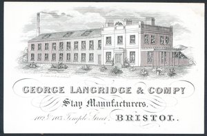 George Langridge & Company, opholdsproducenter, handelskort af English School