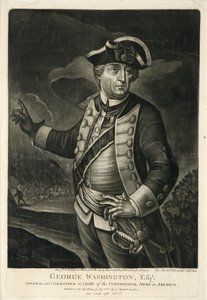 George Washington, Esqr., general og øverstbefalende for den kontinentale hær i Amerika af English School