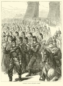 Tyske tropper indtog Paris, marts 1871 af English School