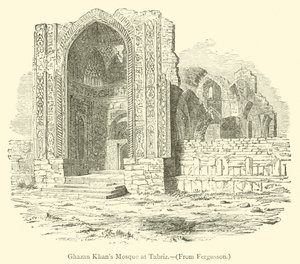 Ghazan Khans moské i Tabriz (gravering) af English School