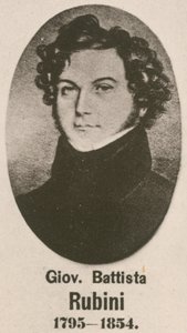 Giovanni Battista Rubini (dybtryk) af English School