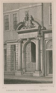 Girdlers Hall, Basinghall Street, London af English School