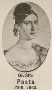 Giuditta Pasta (dybtryk) af English School