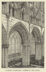 Glasgow Cathedral, Arches in the Choir af English School