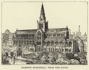 Glasgow Cathedral, fra syd af English School