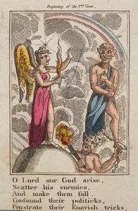 God Save the King, ca. 1810 (farvet gravering) af English School