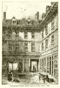 Goldsmiths House, Green Arbor Court, omkring 1800 af English School