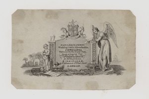Guldsmede og sølvsmede, Taylor og Perry, handelskort af English School