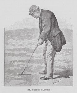 Golf: Mr George Glennie (litografi) af English School
