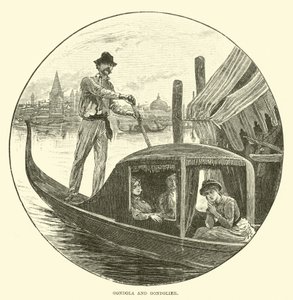 Gondol og Gondolier af English School