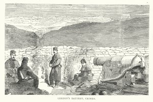 Gordons batteri, Krim (gravering) af English School